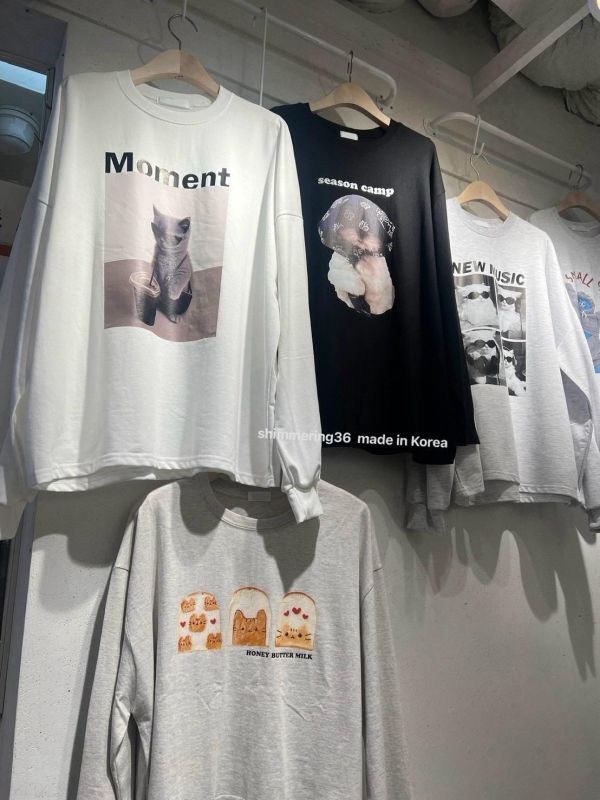 墨鏡貓上衣 