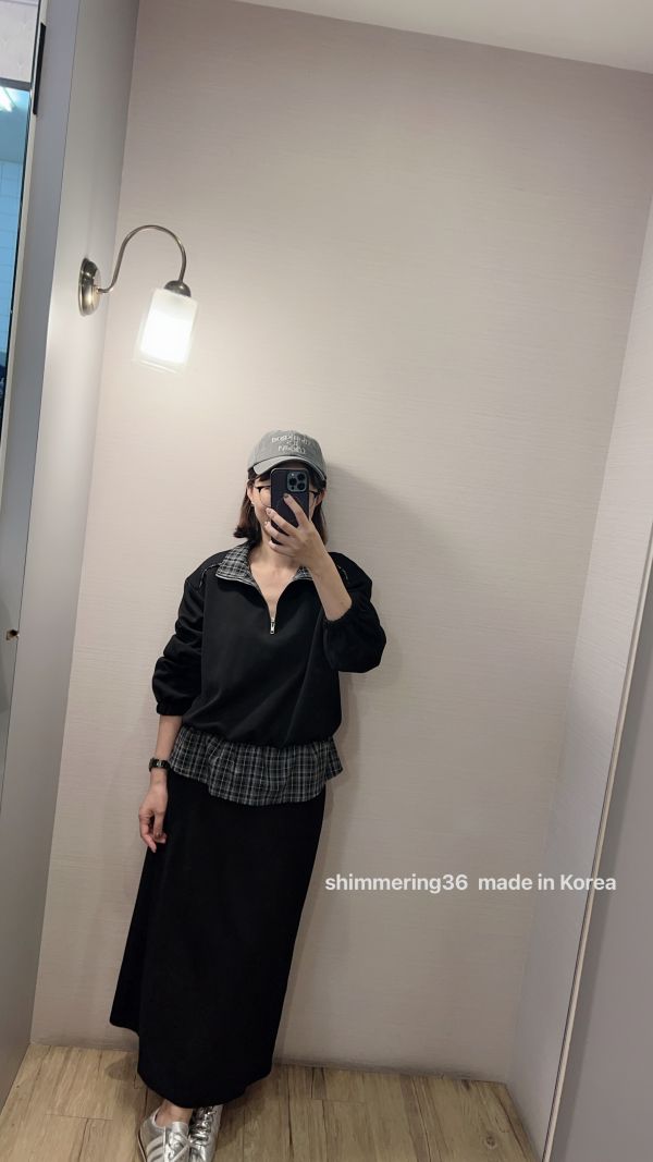 接格休閒裙套裝 