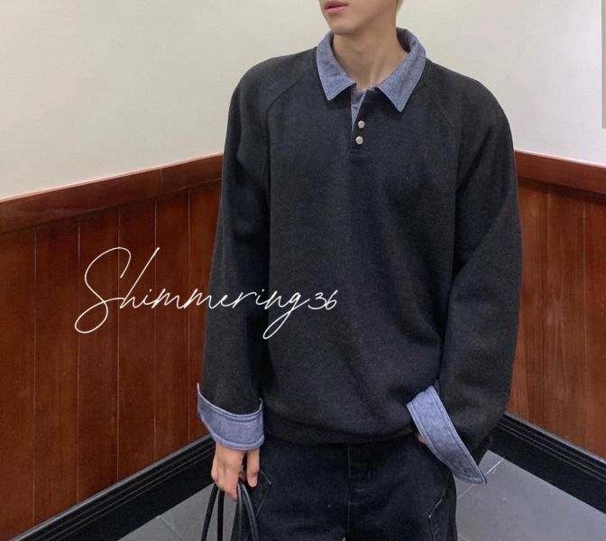 牛仔領刷毛上衣（男女皆可） 