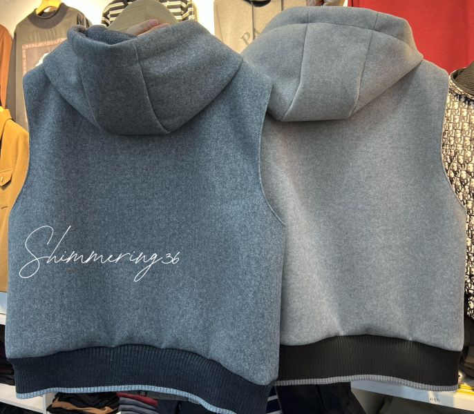 羊毛70%下縮擺背心 