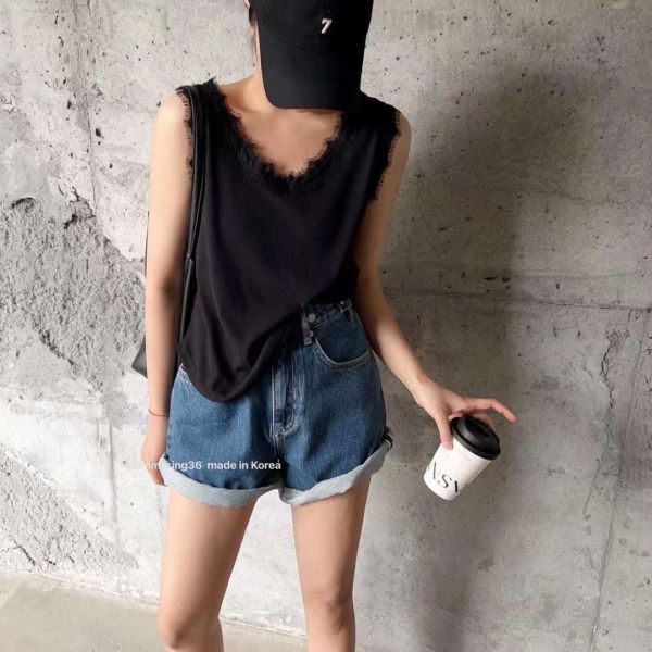 V領蕾絲背心 