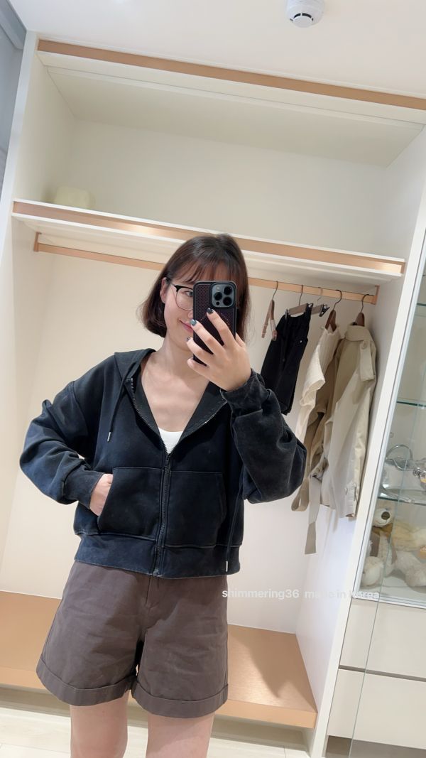 洗水休閒連帽外套 