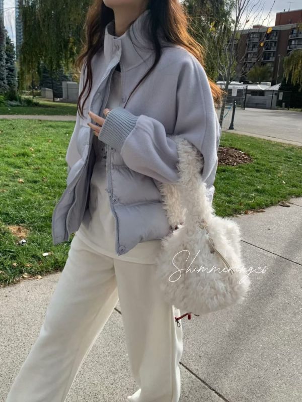 羊毛95%羽絨棉5%外套 