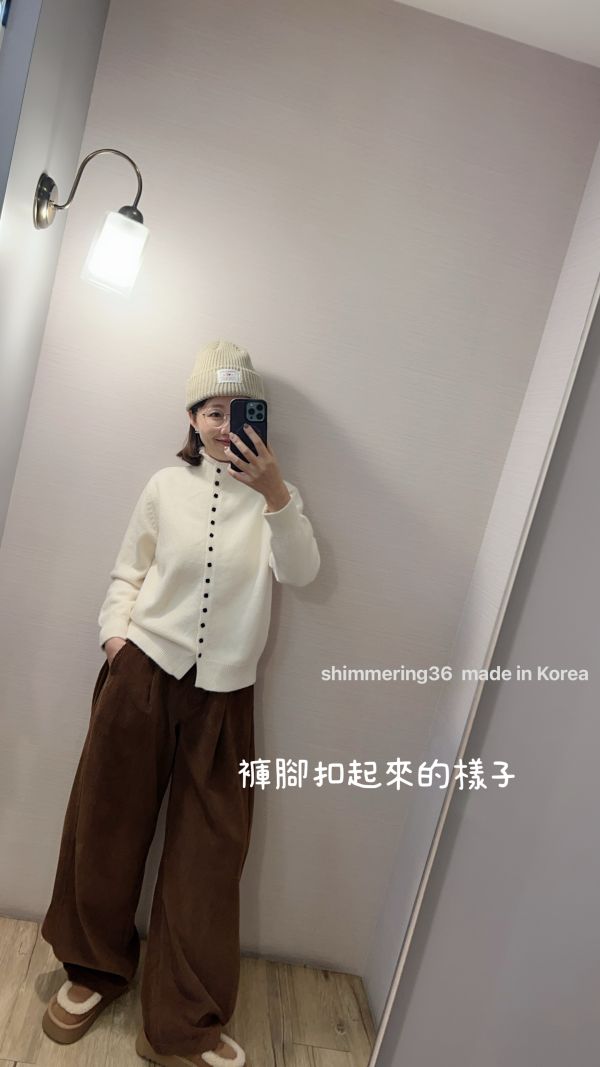 內刷毛燈芯絨褲 