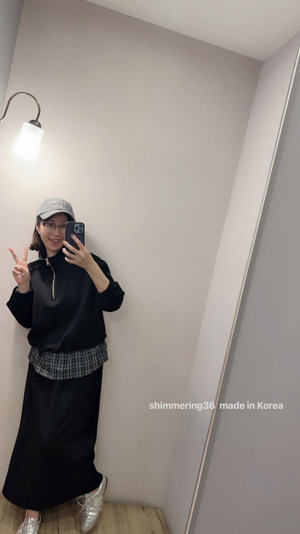 接格休閒裙套裝 