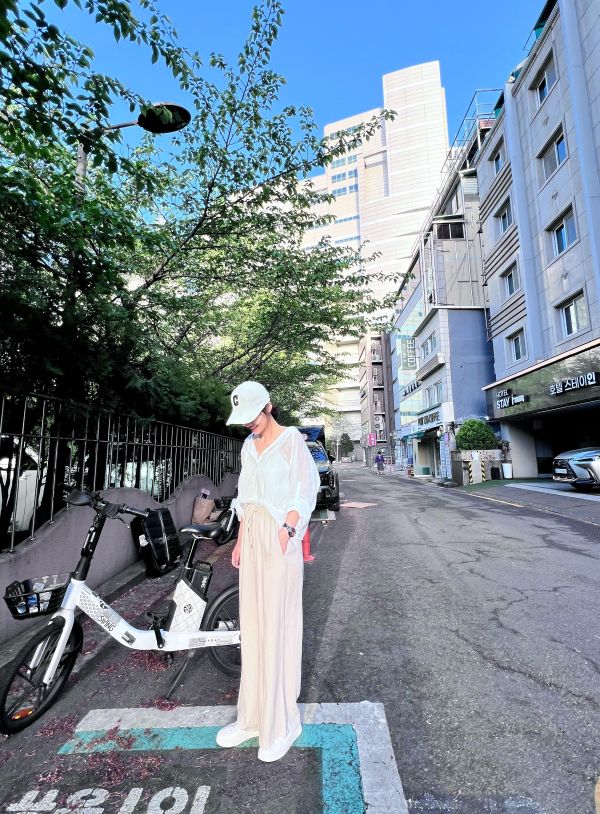 涼感綁帶棉麻褲 