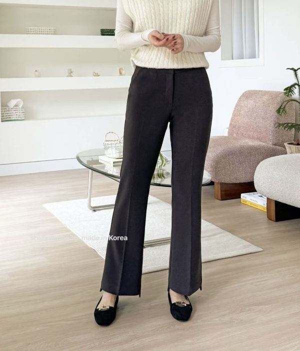 超強炸瘦內刷毛西褲 