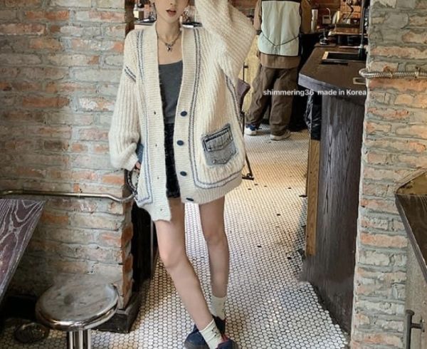 牛仔口袋外套 