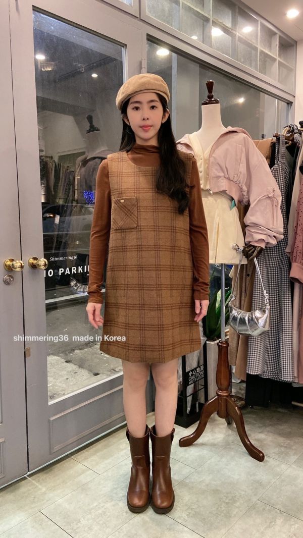 格子2件套洋 