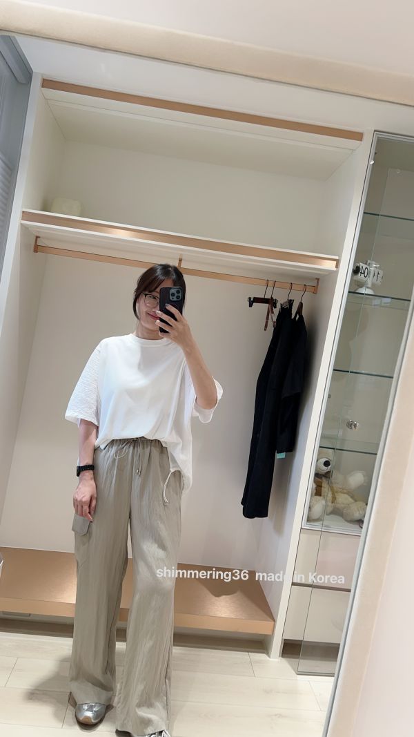 口袋涼感褲 