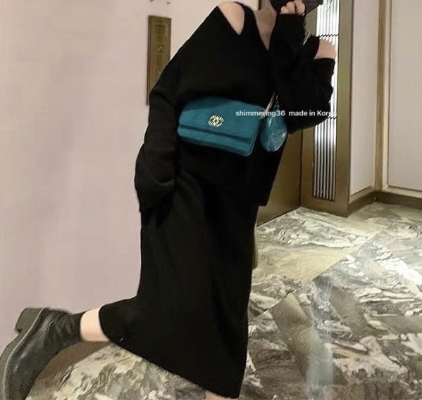 百搭背心洋+V領針織上衣 