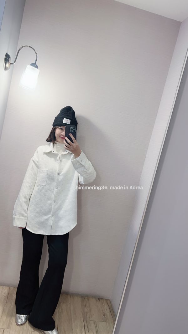 棉質內刷毛喇叭褲 