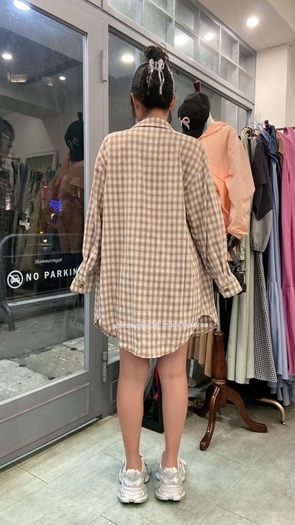 2件式格紋襯 