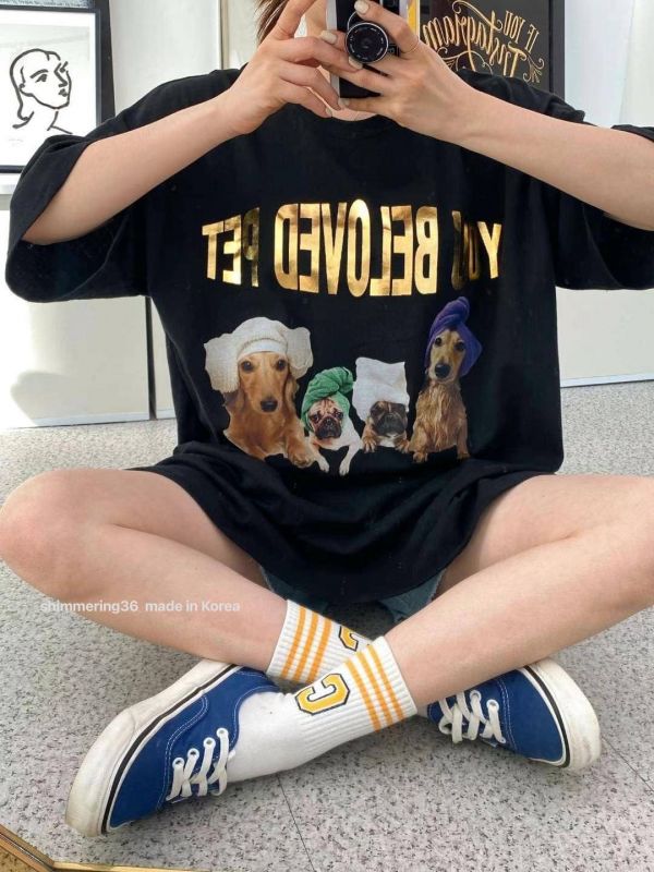 可愛狗狗T 