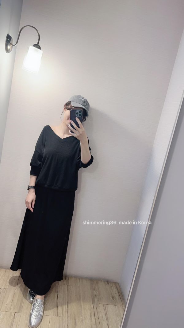 可雙面穿上衣+裙套裝（分開賣） 