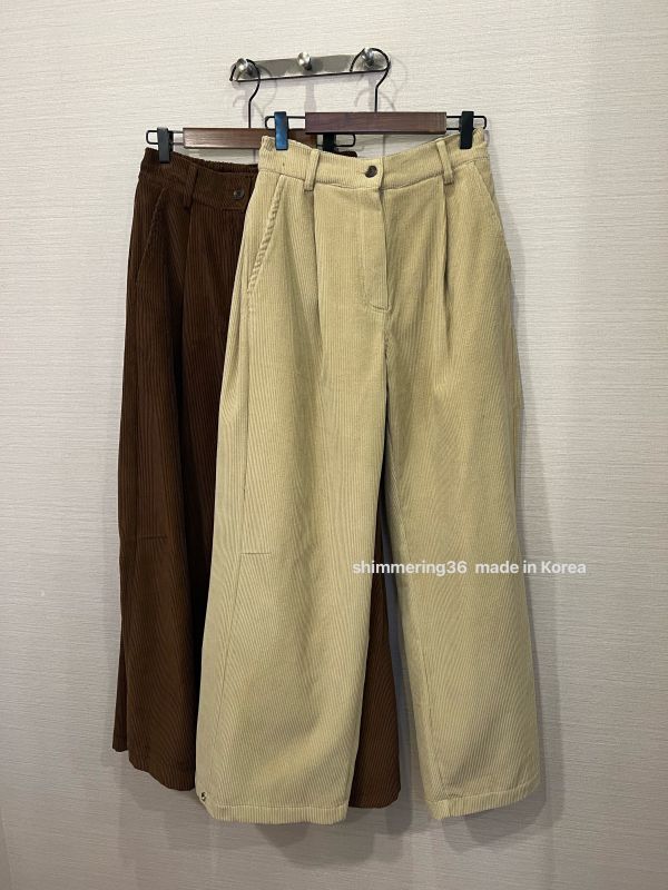 內刷毛燈芯絨褲 