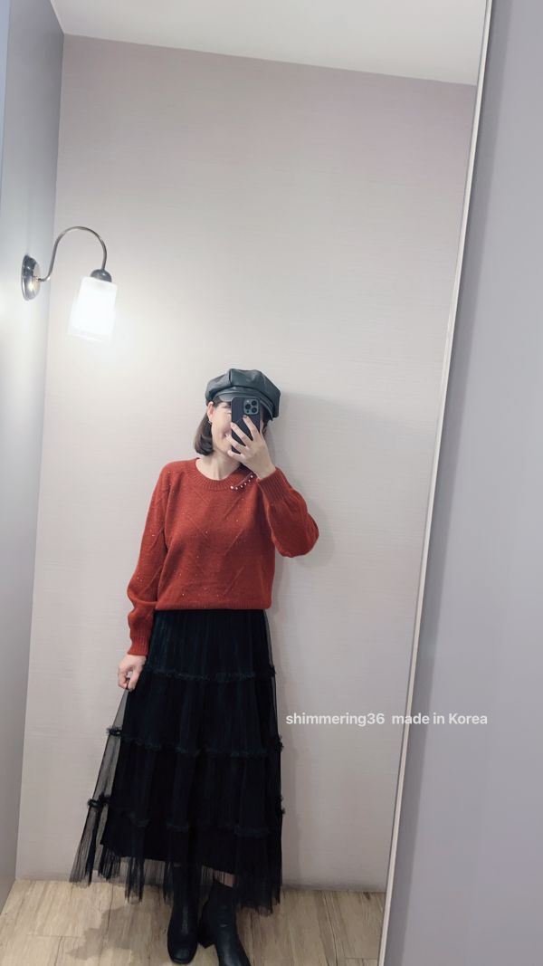 領側洞珍珠毛衣 