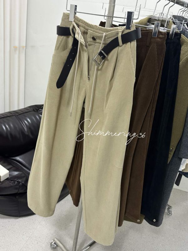 內刷毛燈芯絨褲 