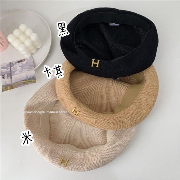 編織貝雷帽 