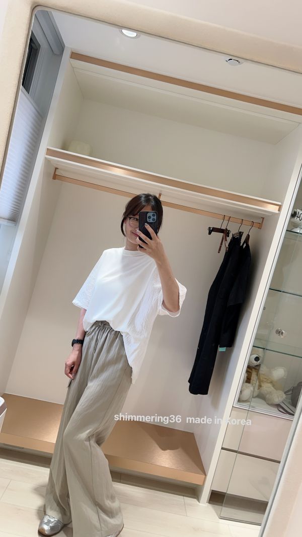 口袋涼感褲 