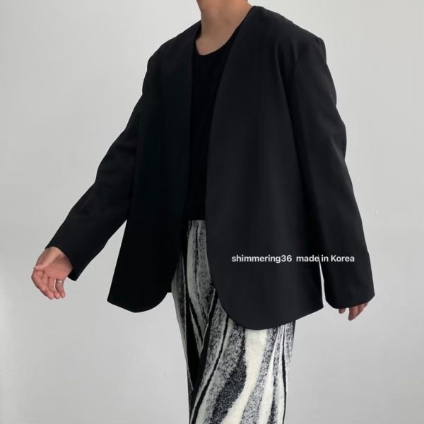 無領西裝外套（男女皆可） 