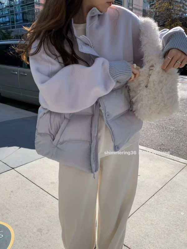 羊毛95%羽絨棉5%外套 