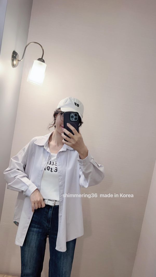 英字背心+襯衫套 