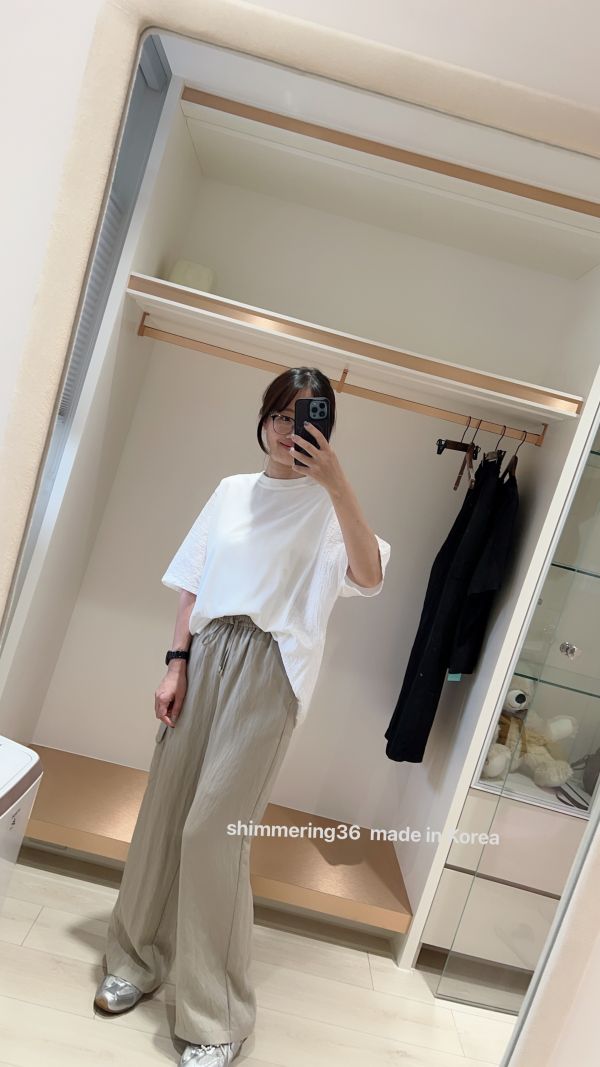 口袋涼感褲 
