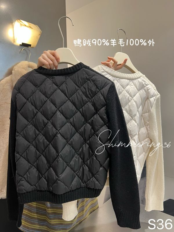 鴨絨90%羊毛100%外 