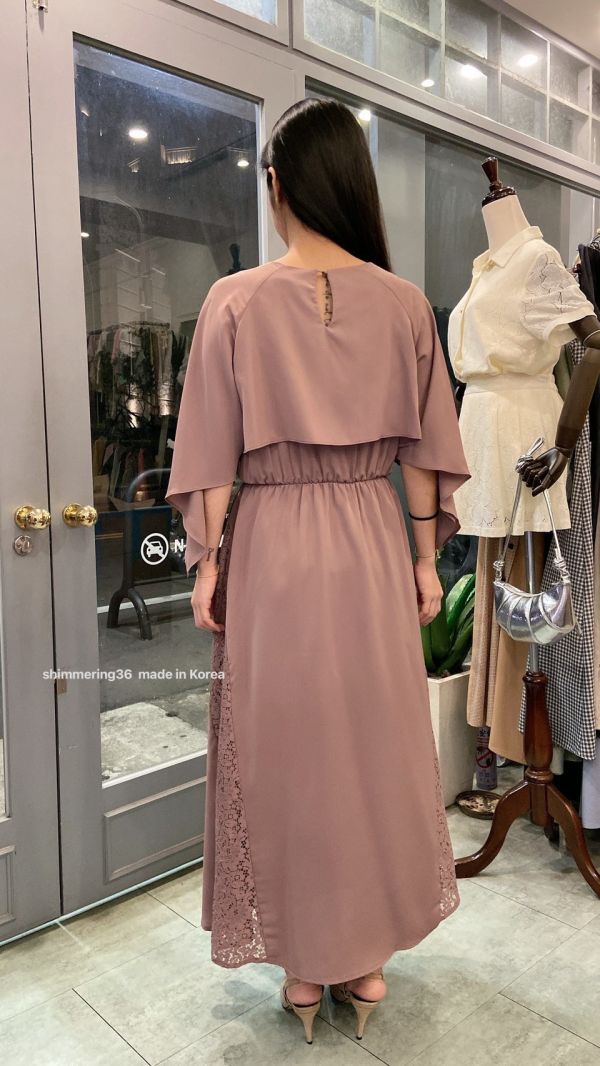 拼蕾絲女神洋裝 