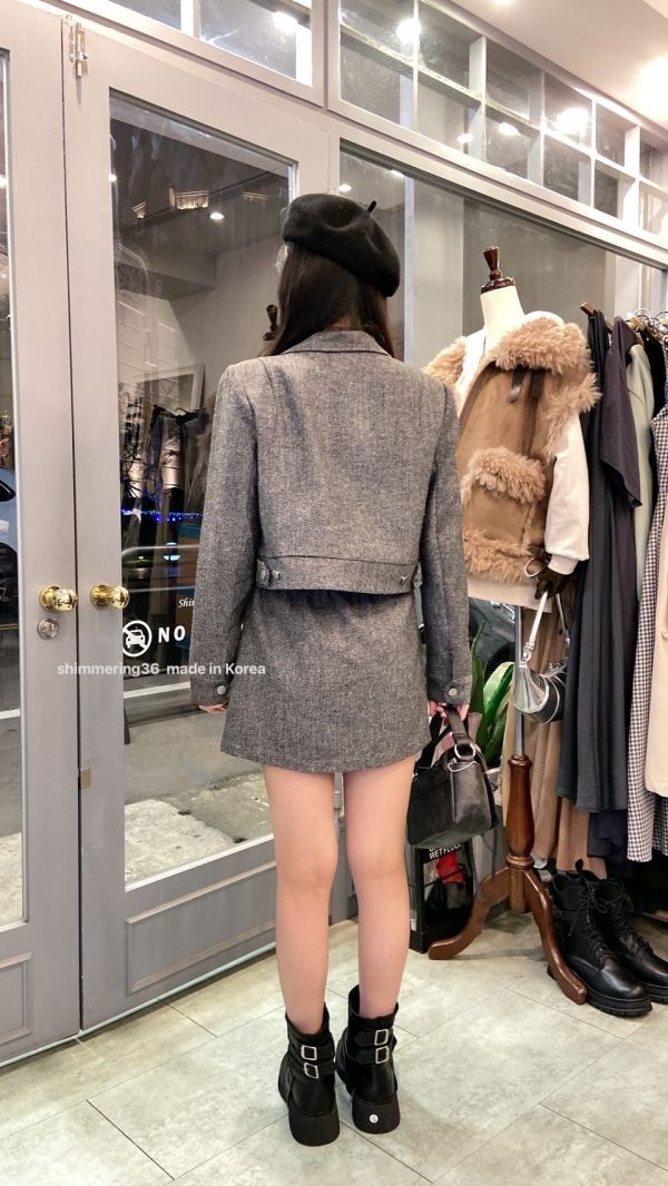 質感百折裙套裝 