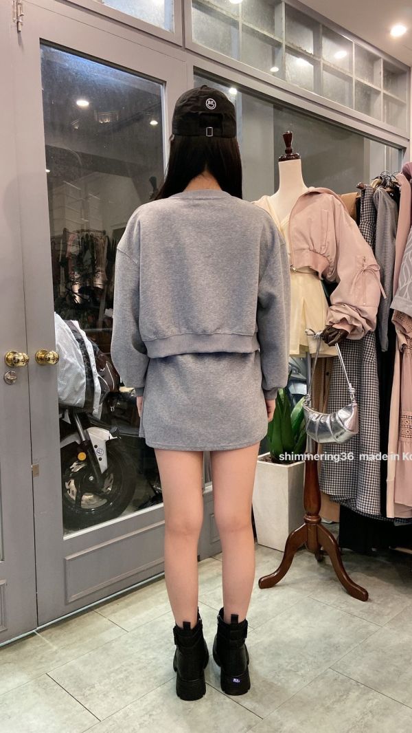 拉鍊外套+裙套裝 