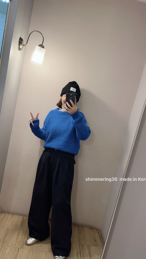 前釦內刷毛棉褲 