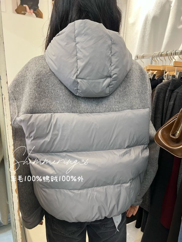 鴨絨100%羊毛100%外 