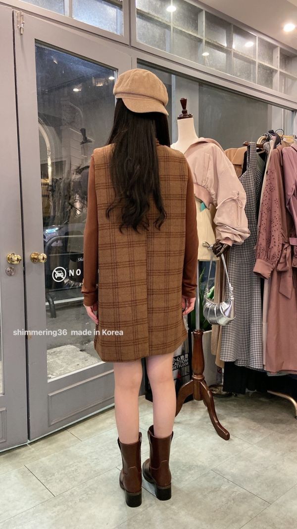 格子2件套洋 
