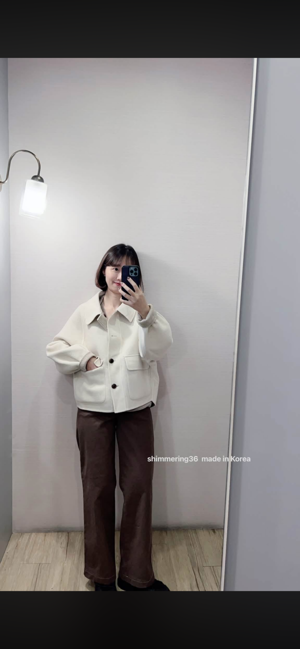 顯瘦直筒挺版休閒褲 