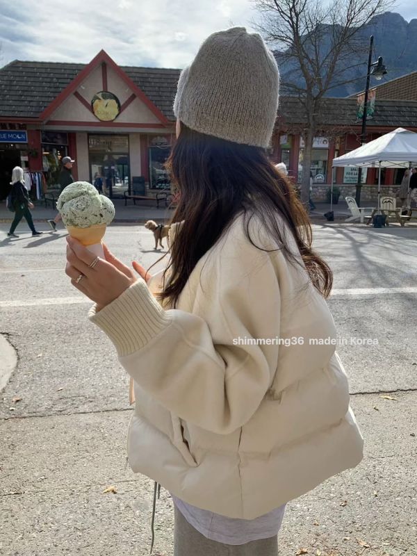 羊毛95%羽絨棉5%外套 