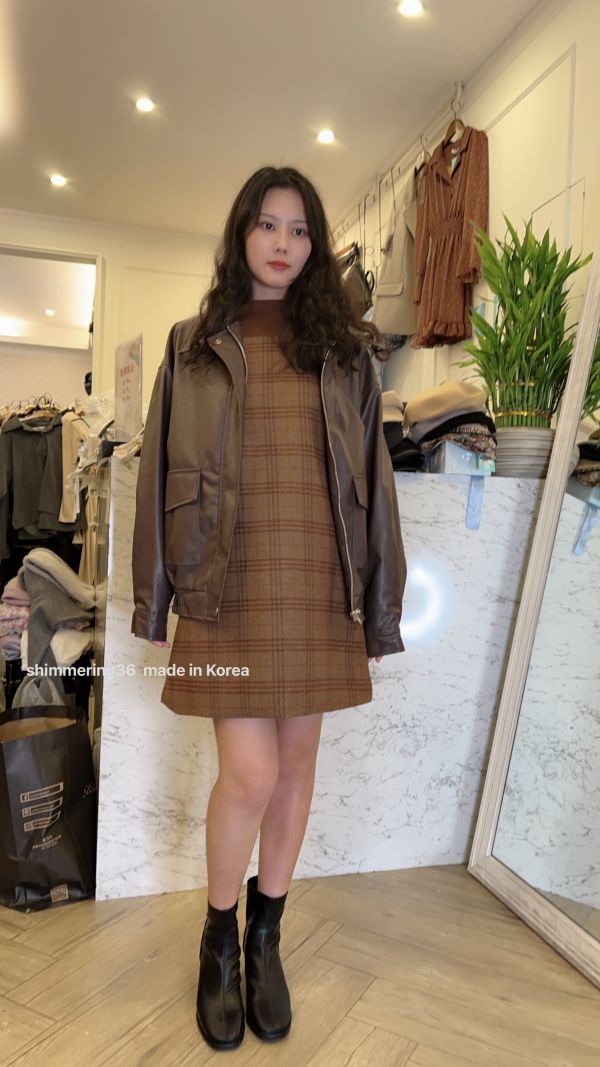 格子2件套洋 