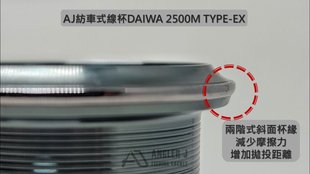 AJ紡車式線杯DAIWA 2500M_TYPE-EX 