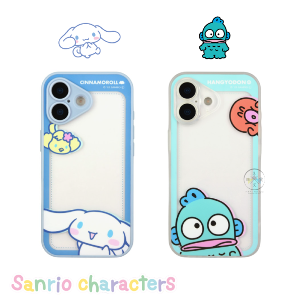 預購 三麗鷗 KITTY美樂蒂庫洛米大耳狗人魚漢頓 iPhone 17 手機殼 半身 6選1 