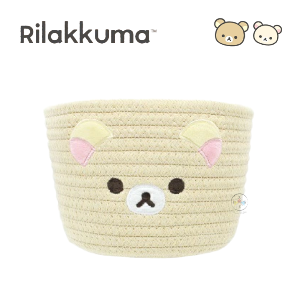 預購2月 拉拉熊 懶懶熊 懶妹 編織 收納籃 置物籃 S 2選1 