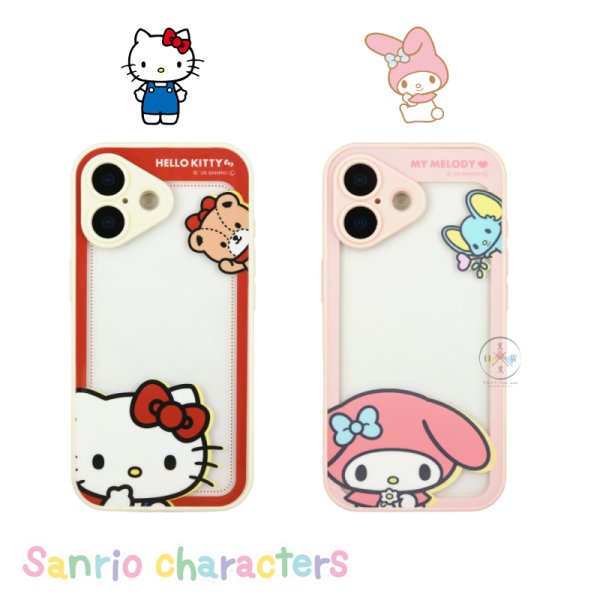 預購 三麗鷗 KITTY美樂蒂庫洛米大耳狗人魚漢頓 iPhone 17 手機殼 半身 6選1 