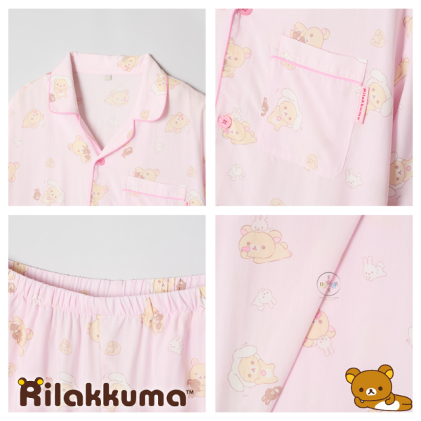 預購7月 拉拉熊 懶懶熊 懶妹 蜜茶熊 韓國限定 居家服 短袖睡衣睡褲 2件組 S/M/L/XL 12選1【6/27截止】 