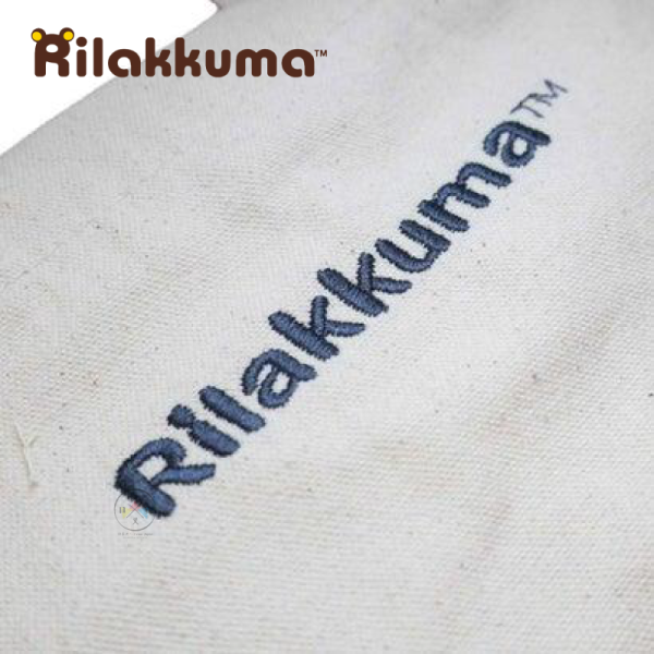 拉拉熊 懶懶熊 刺繡純棉 購物袋 資料袋 美味漢堡 陪你一起 水果派對 3選1 