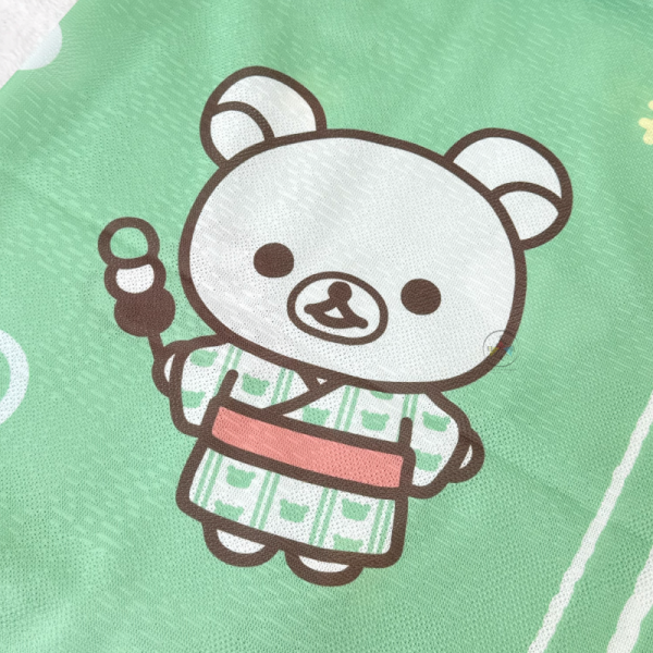 預購7月 拉拉熊 懶懶熊 茶房限定 門簾 道後溫泉 綠 85x150cm 日本製 【6/11截止】 