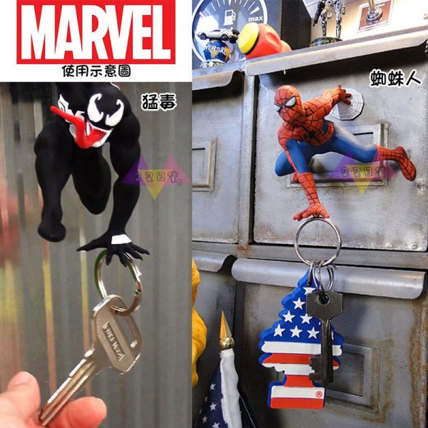 Marvel Venom 蜘蛛人/猛毒磁鐵鑰匙收納公仔盒裝2選1 