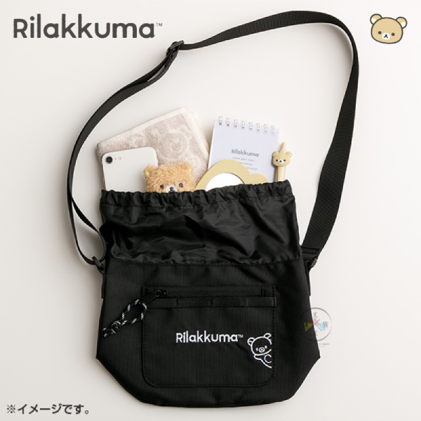 預購 拉拉熊 懶懶熊 官網限定 線條 刺繡 束口 斜背包 水桶包 機能 後背包 2選1【9/4截止】 