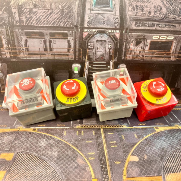 按嗎？緊急按鈕模型P2 扭蛋 全4款 一套 