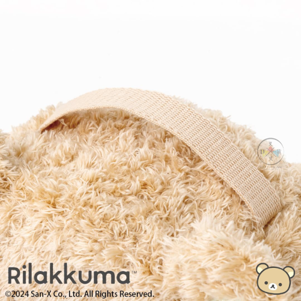 拉拉熊 懶懶熊 專賣店限定 手提 大臉 頭型 絨毛 刺繡 化妝包 收納包 