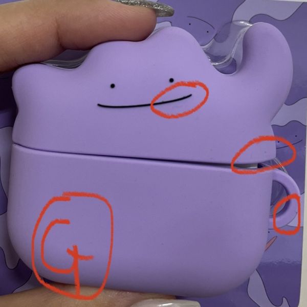 精靈寶可夢 神奇寶貝 百變怪 Airpods Pro立體矽膠保護套 